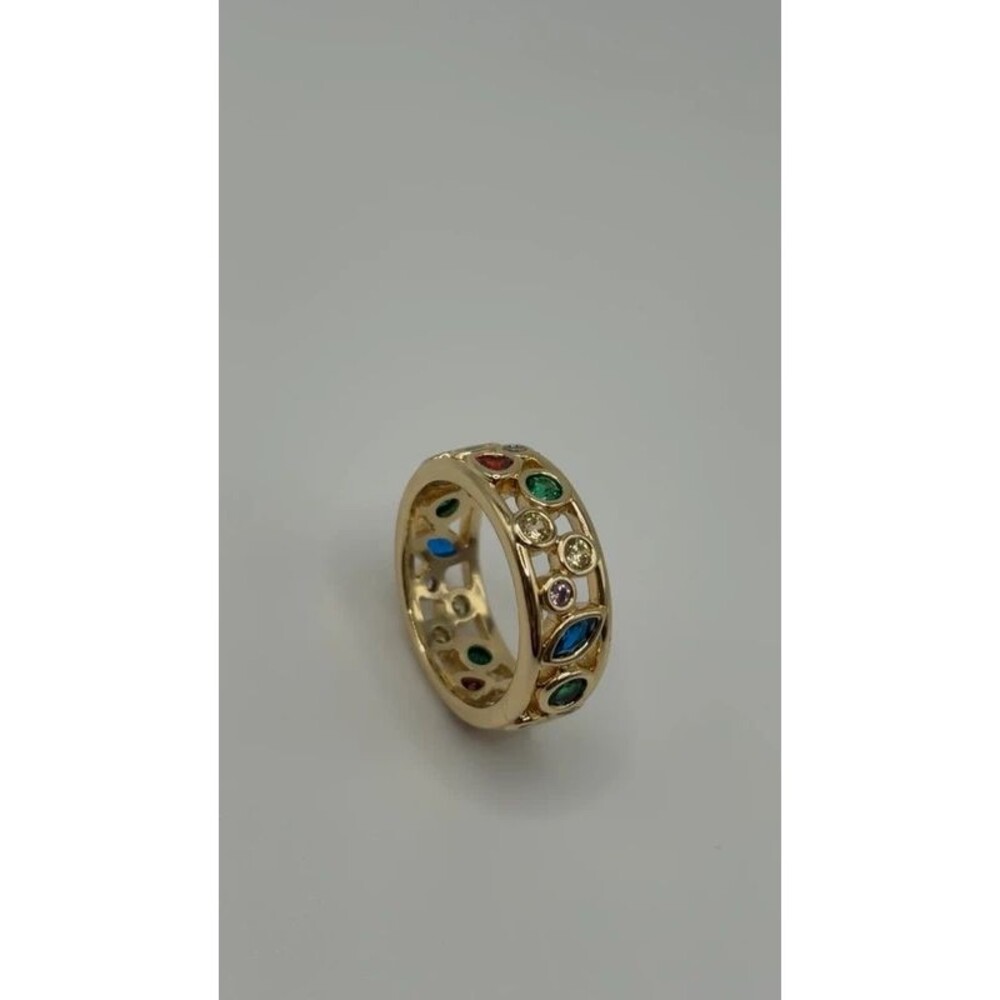 Anillo de oro laminado